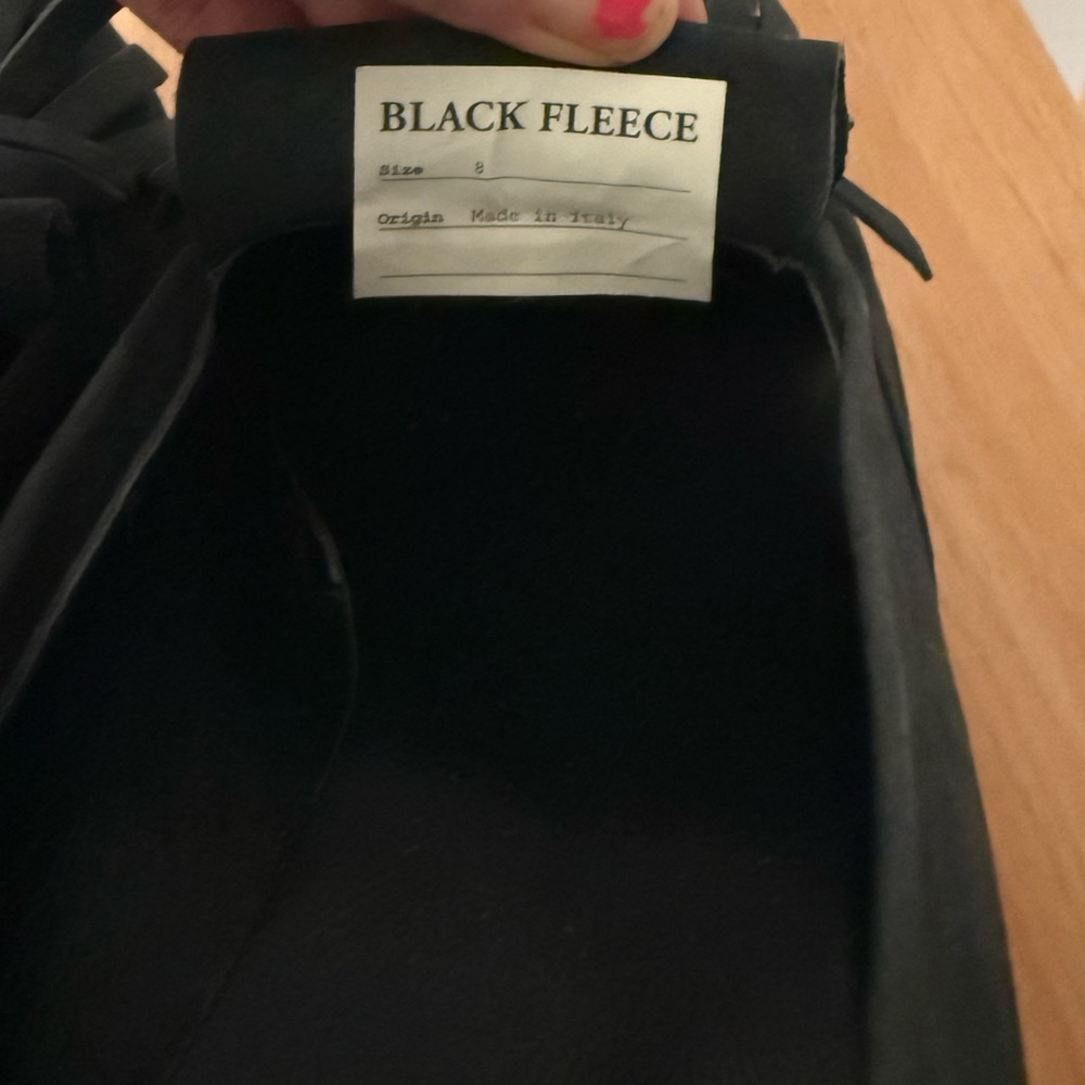 Black Fleece Thom Browne x Brooks Brothers Mod Blue Suede Leather Wedge Loafers - Picture 2 of 14
